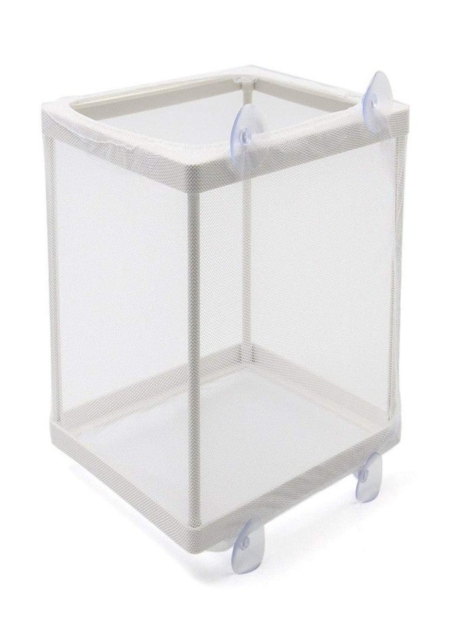 COMOK Fish Hatchery Breeder Box Aquarium Separation Net Nylon Incubator Mesh Fish Breeding Tanks Isolation Box White Square 20PCS - Image 2